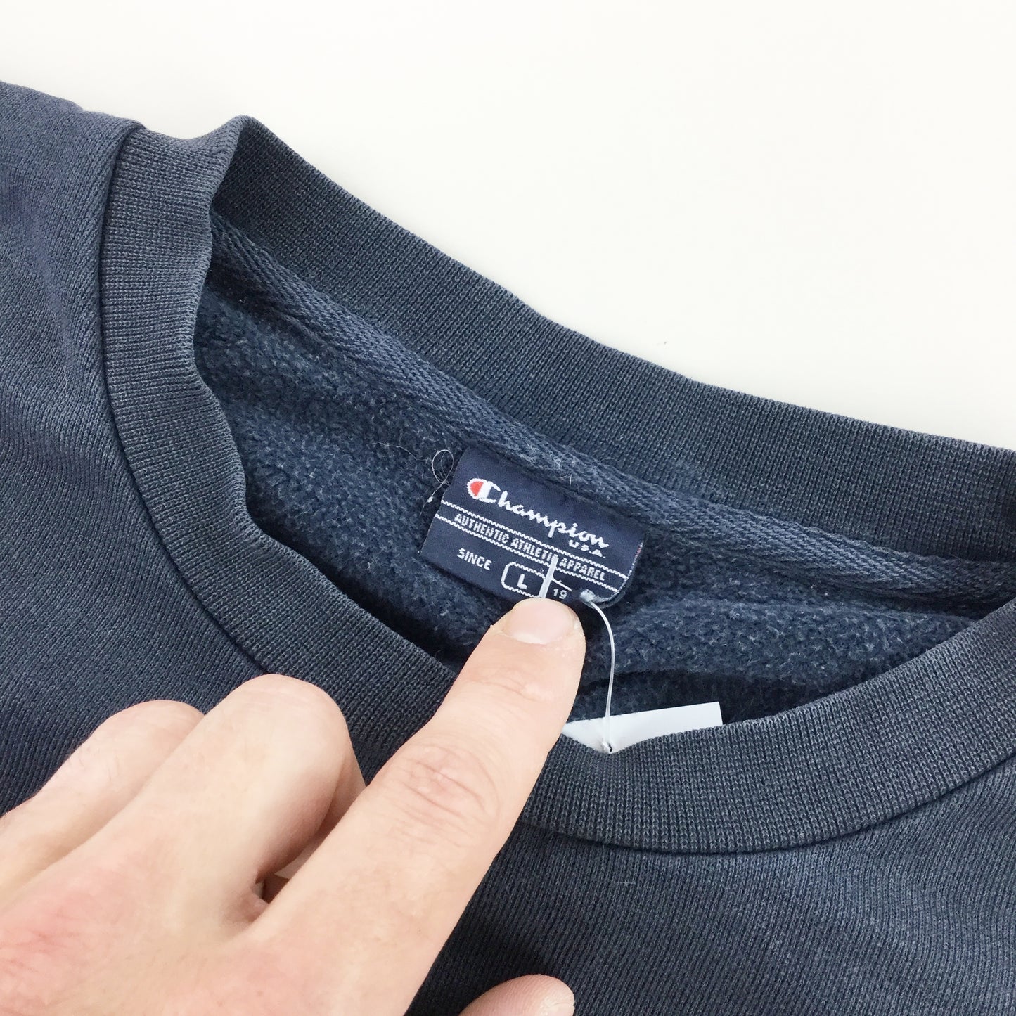 Champion Spellout Tie Dye Sweatshirt - Large-olesstore-vintage-secondhand-shop-austria-österreich