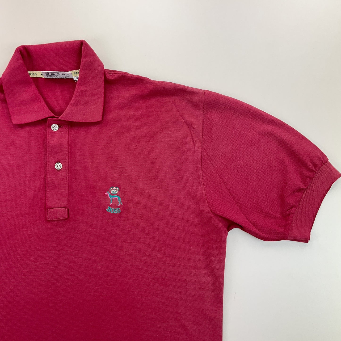 Hugo Boss 90s Polo Shirt - XL-HUGO BOSS-olesstore-vintage-secondhand-shop-austria-österreich