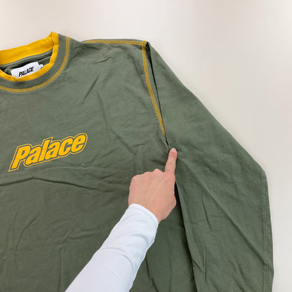 Palace Logo langarm T-Shirt - Small-PALACE-olesstore-vintage-secondhand-shop-austria-österreich