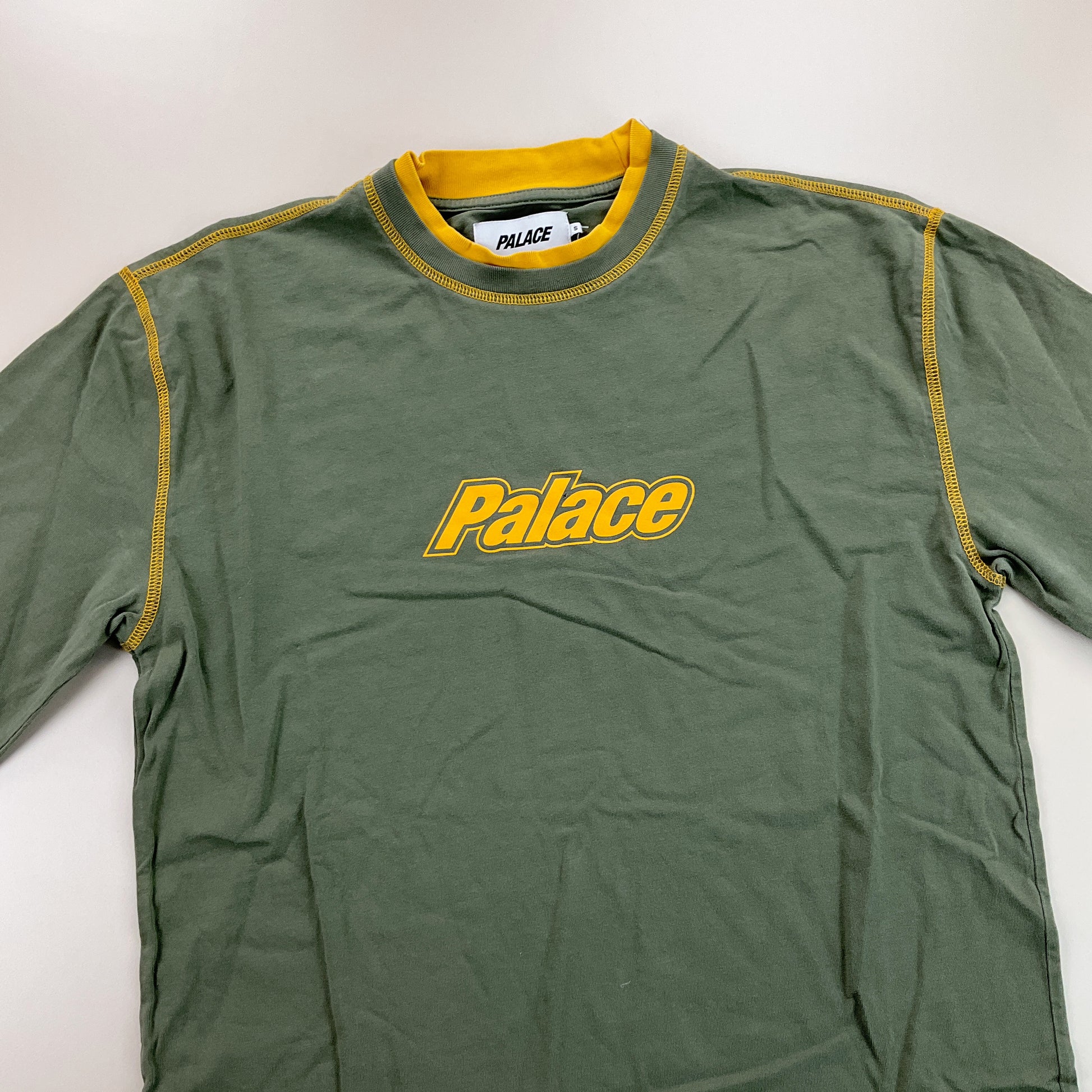 Palace Logo langarm T-Shirt - Small-PALACE-olesstore-vintage-secondhand-shop-austria-österreich