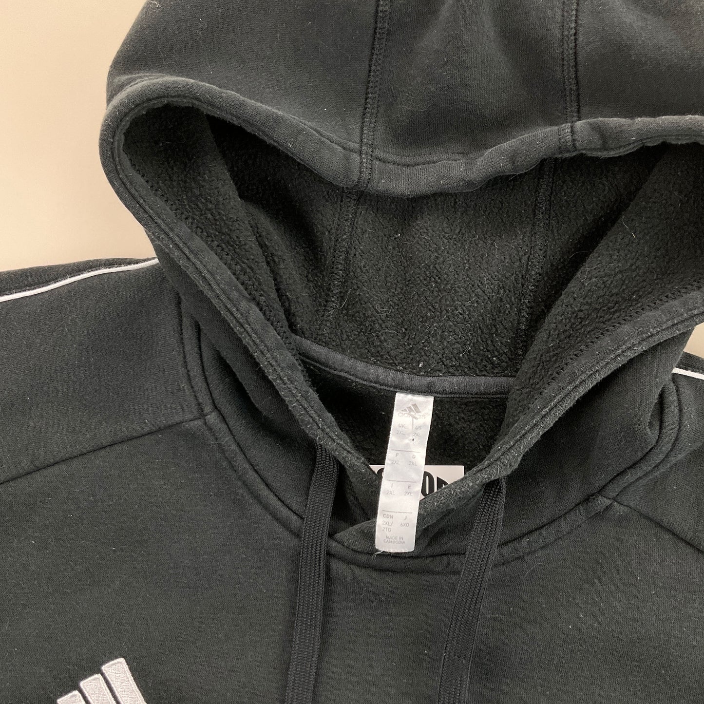 Adidas Basic Hoodie - XXL-ADIDAS-olesstore-vintage-secondhand-shop-austria-österreich