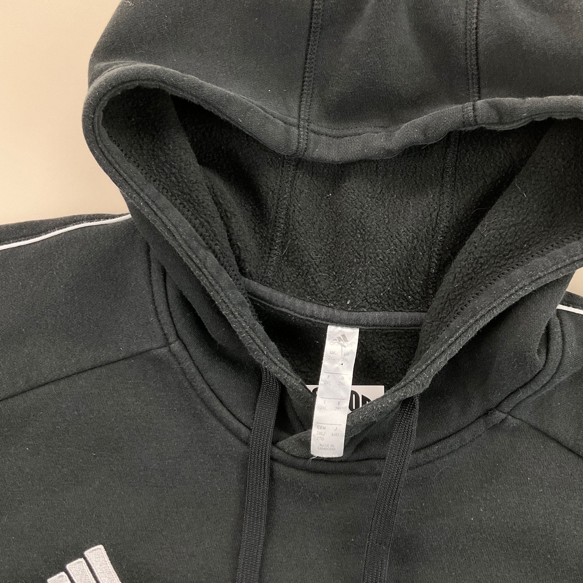 Adidas Basic Hoodie - XXL-ADIDAS-olesstore-vintage-secondhand-shop-austria-österreich