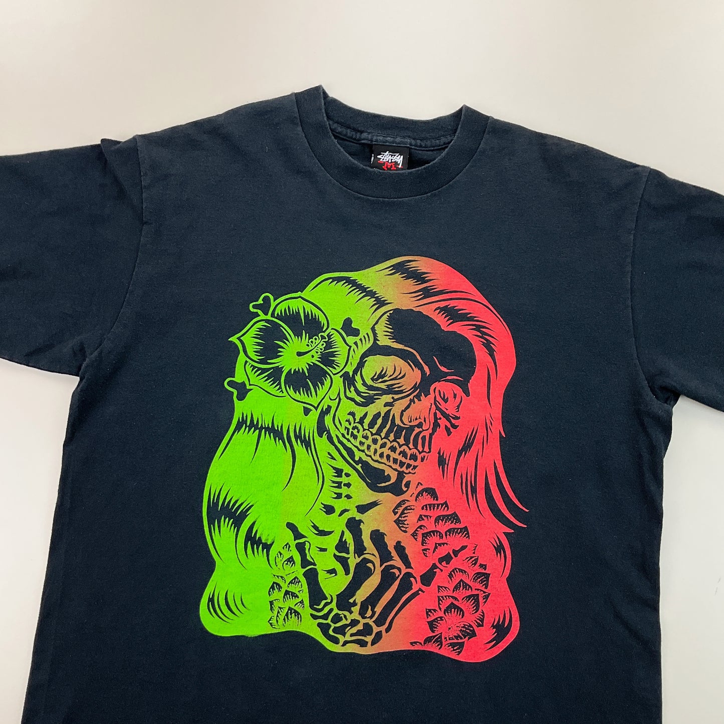 Stussy bedrucktes T-Shirt - Medium-STUSSY-olesstore-vintage-secondhand-shop-austria-österreich