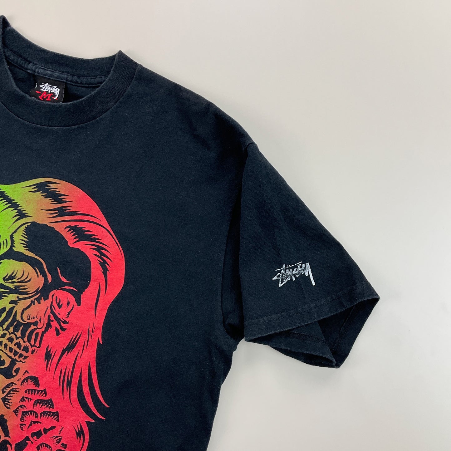 Stussy bedrucktes T-Shirt - Medium-STUSSY-olesstore-vintage-secondhand-shop-austria-österreich