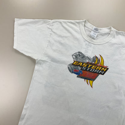 Eastern Storm 2010 USAC bedrucktes Sprint Car T-Shirt - Large-GILDAN-olesstore-vintage-secondhand-shop-austria-österreich