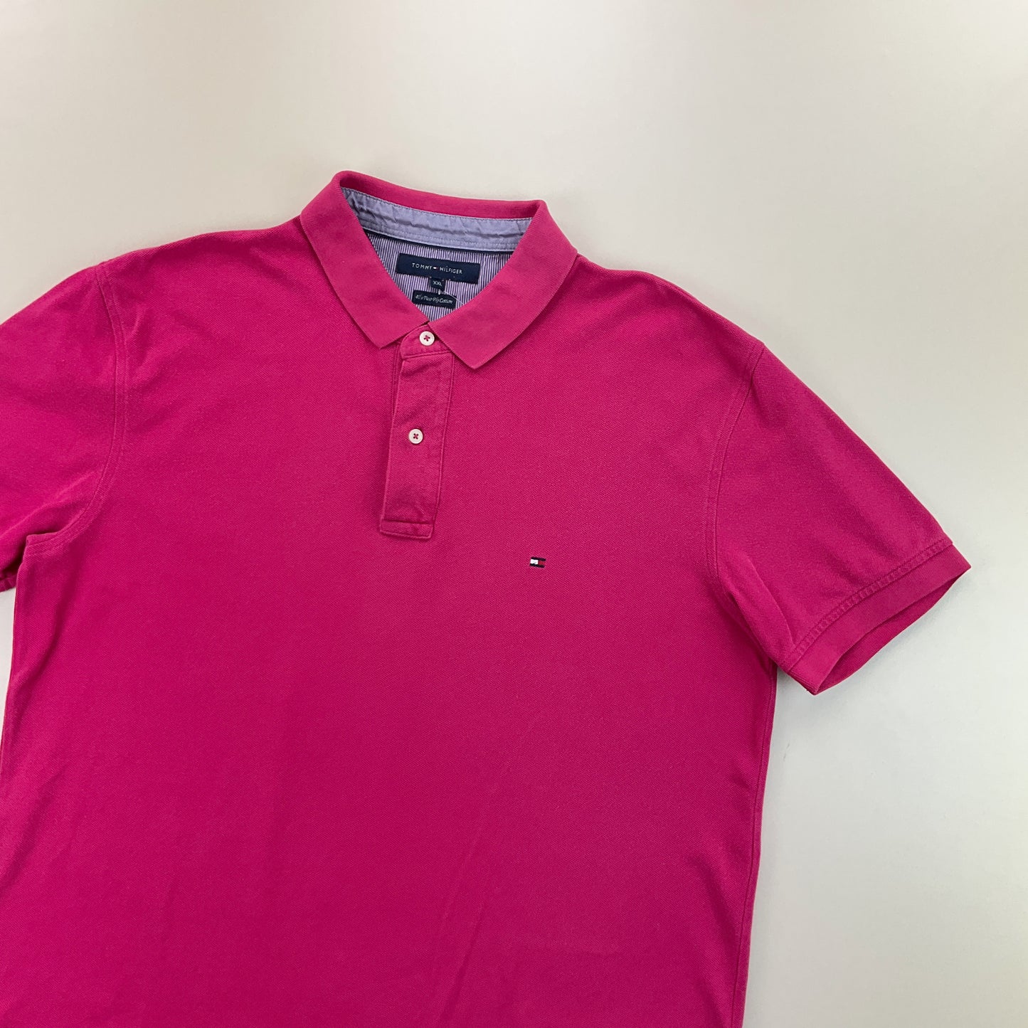 Tommy Hilfiger Basic Polo Shirt - XXL-TOMMY HILFIGER-olesstore-vintage-secondhand-shop-austria-österreich