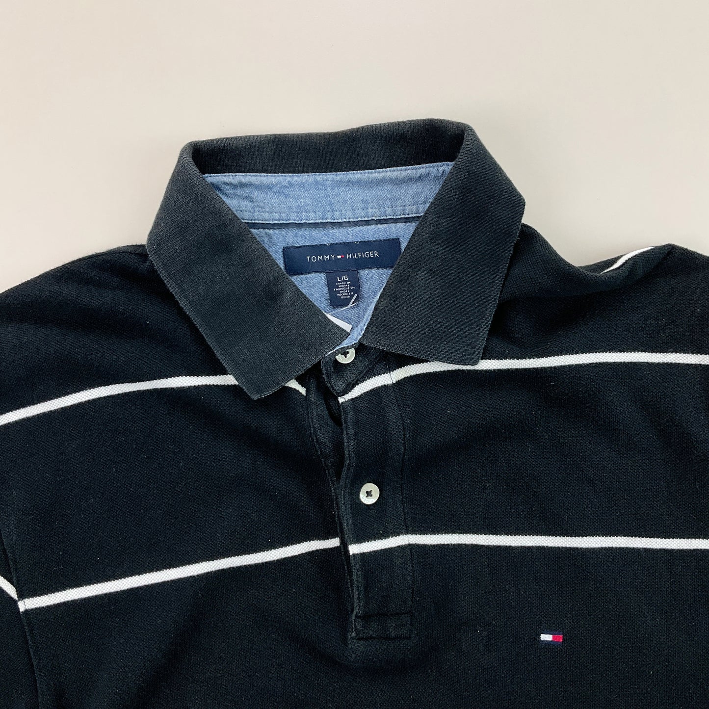 Tommy Hilfiger Basic Polo Shirt - Large-TOMMY HILFIGER-olesstore-vintage-secondhand-shop-austria-österreich