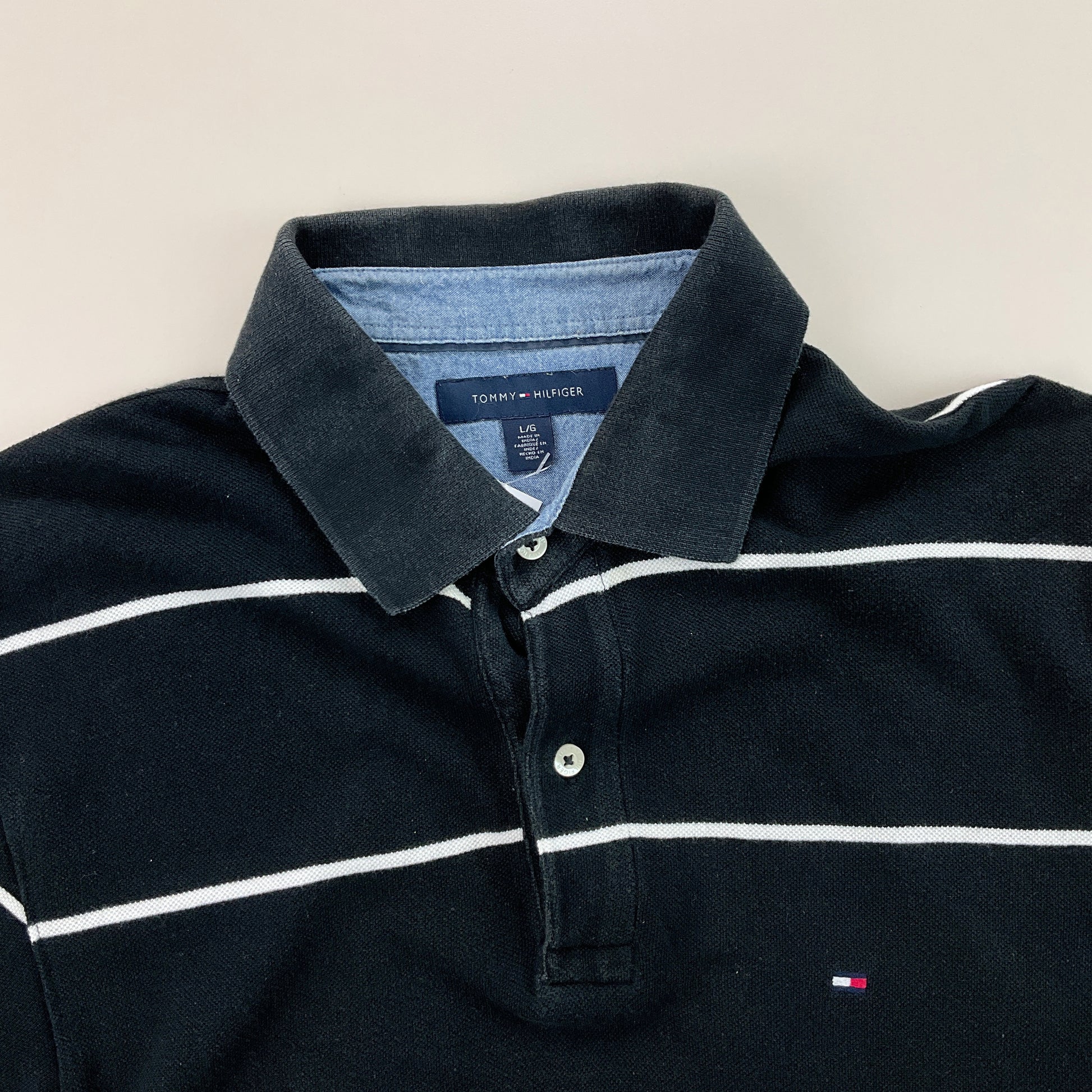 Tommy Hilfiger Basic Polo Shirt - Large-TOMMY HILFIGER-olesstore-vintage-secondhand-shop-austria-österreich
