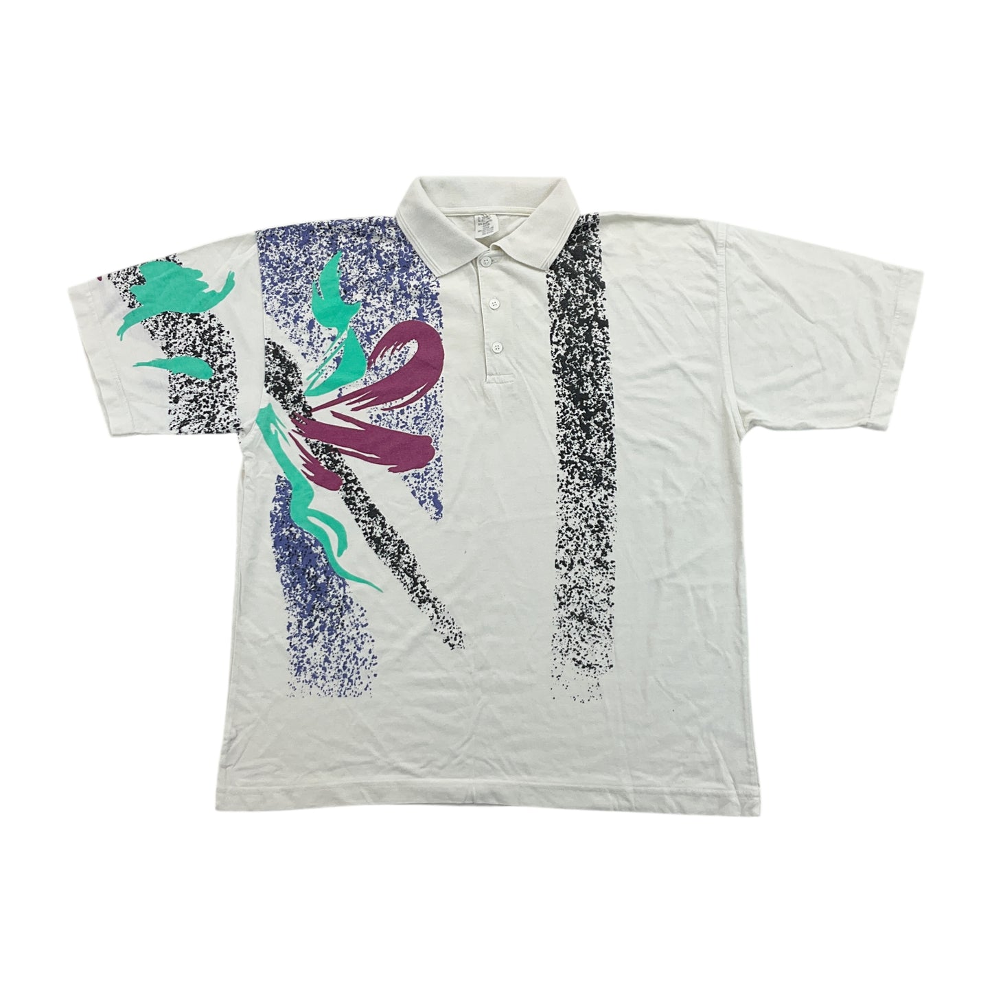Tennis Polo Shirt - Large-NO NAME-olesstore-vintage-secondhand-shop-austria-österreich