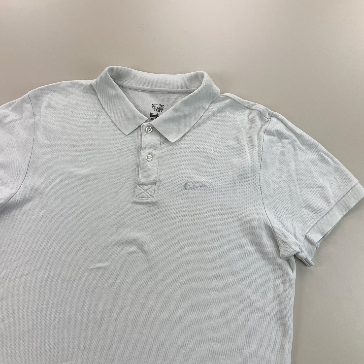 Nike Basic Polo Shirt - Large-NIKE-olesstore-vintage-secondhand-shop-austria-österreich