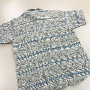 Abstract Shirt - XL-LERROS SHIRTS-olesstore-vintage-secondhand-shop-austria-österreich
