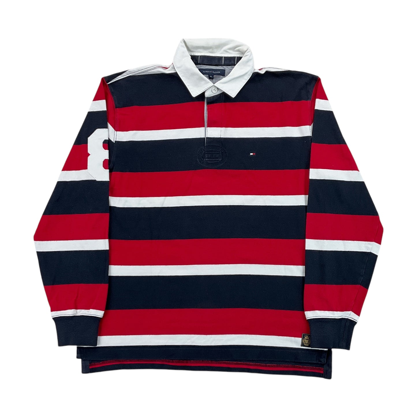 Tommy Hilfiger Rugby Jersey - XL-TOMMY HILFIGER-olesstore-vintage-secondhand-shop-austria-österreich