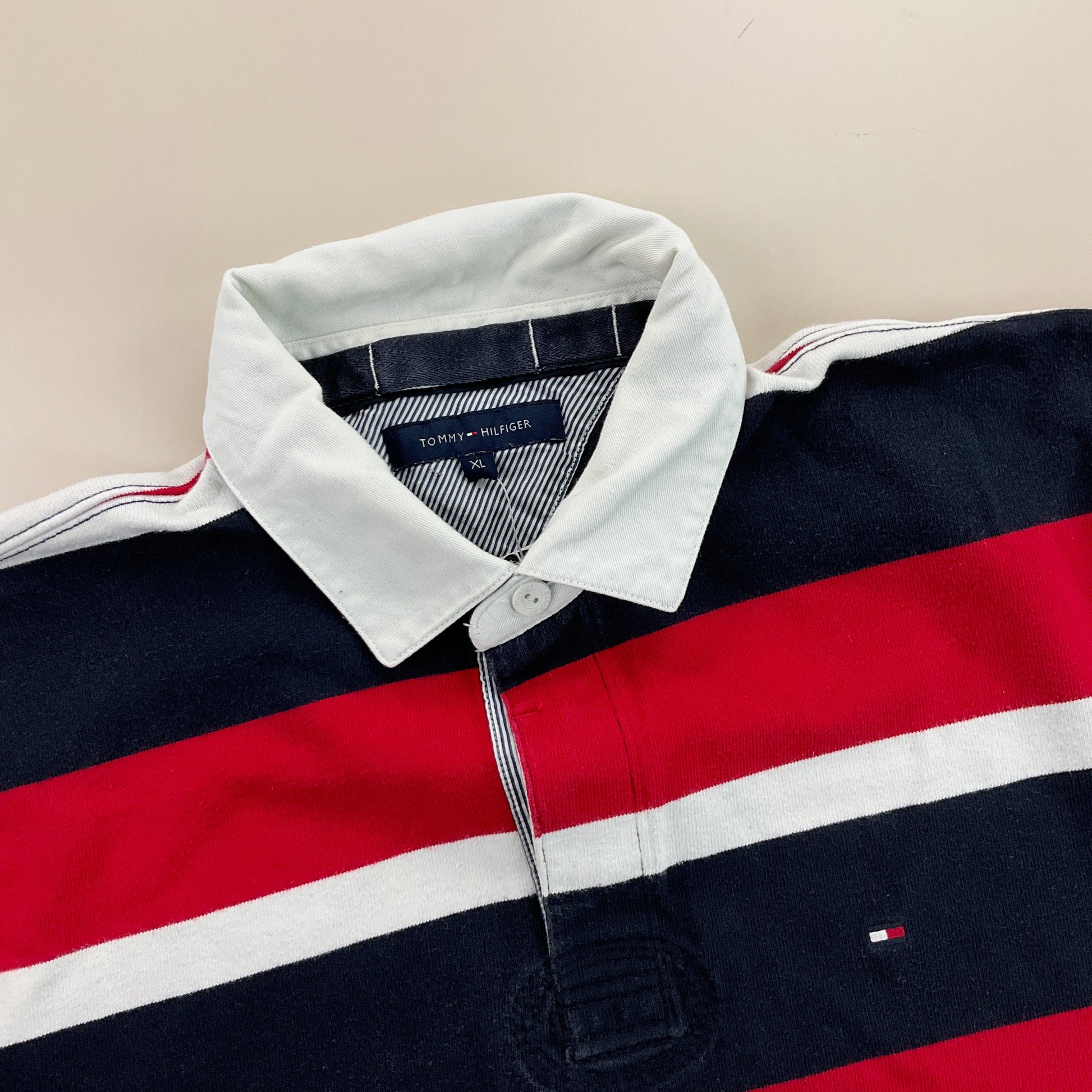 Tommy Hilfiger Rugby Jersey - XL-TOMMY HILFIGER-olesstore-vintage-secondhand-shop-austria-österreich