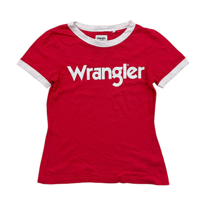 Wrangler Spellout T-Shirt - Damen/S-WRANGLER-olesstore-vintage-secondhand-shop-austria-österreich