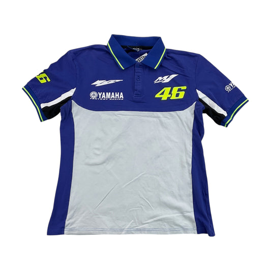 Yamaha Valentino Rossi Polo Shirt - Medium fit-YAMAHA-olesstore-vintage-secondhand-shop-austria-österreich