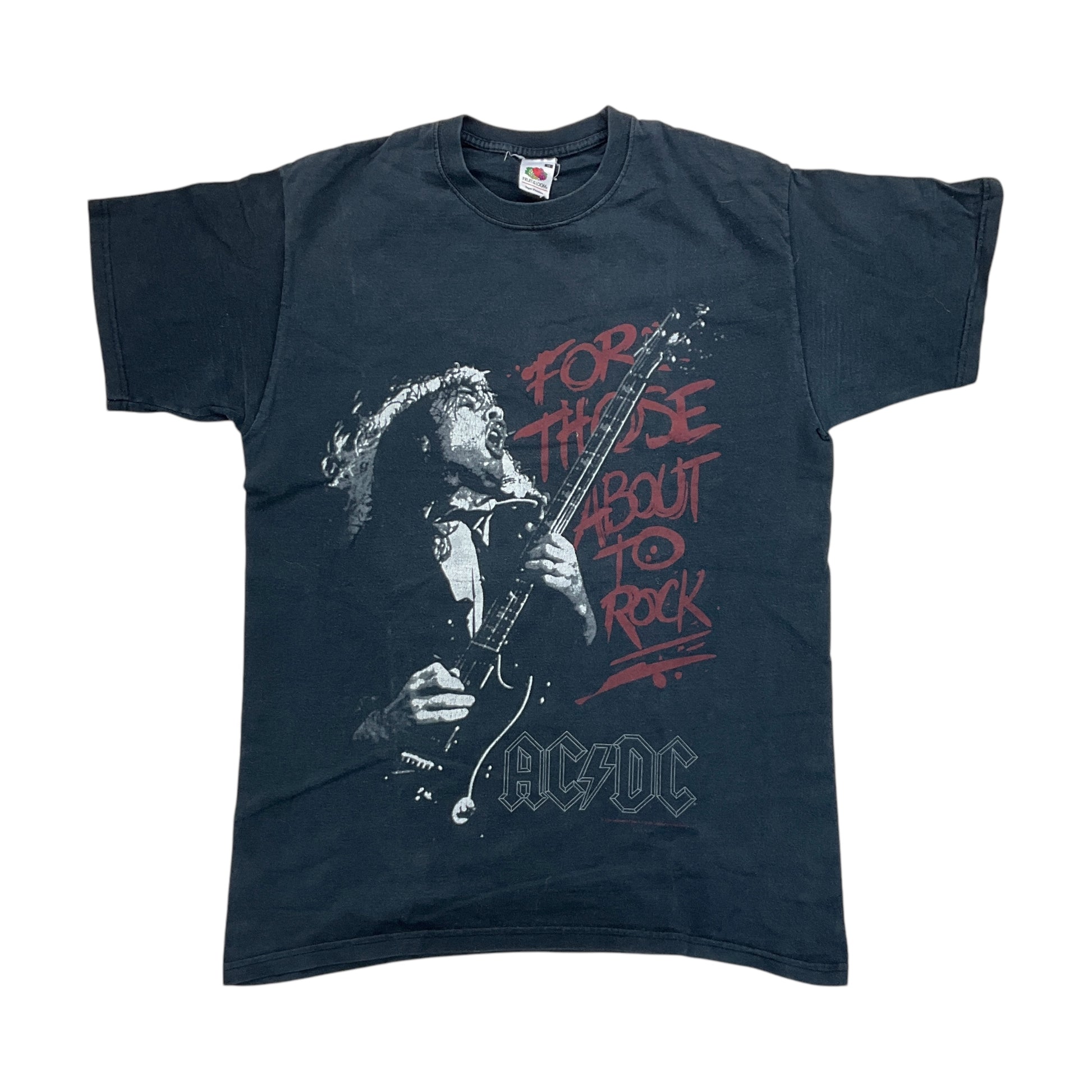 ACDC 2004 Bedrucktes T-Shirt - Medium-FRUIT OF THE LOOM-olesstore-vintage-secondhand-shop-austria-österreich