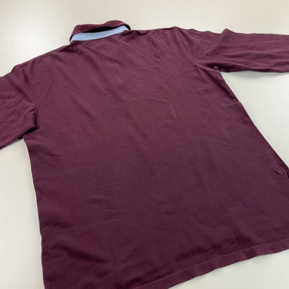 Tommy Hilfiger langarm Polo Shirt - XL-TOMMY HILFIGER-olesstore-vintage-secondhand-shop-austria-österreich