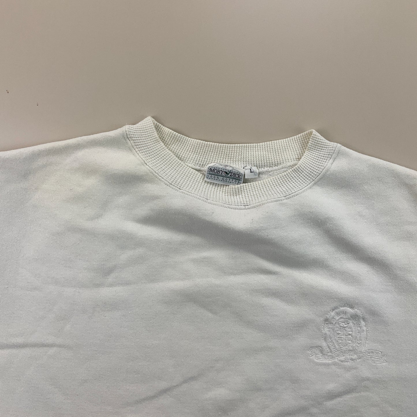 Moby Dick 90s Sweatshirt - Large-MOBY DICK-olesstore-vintage-secondhand-shop-austria-österreich