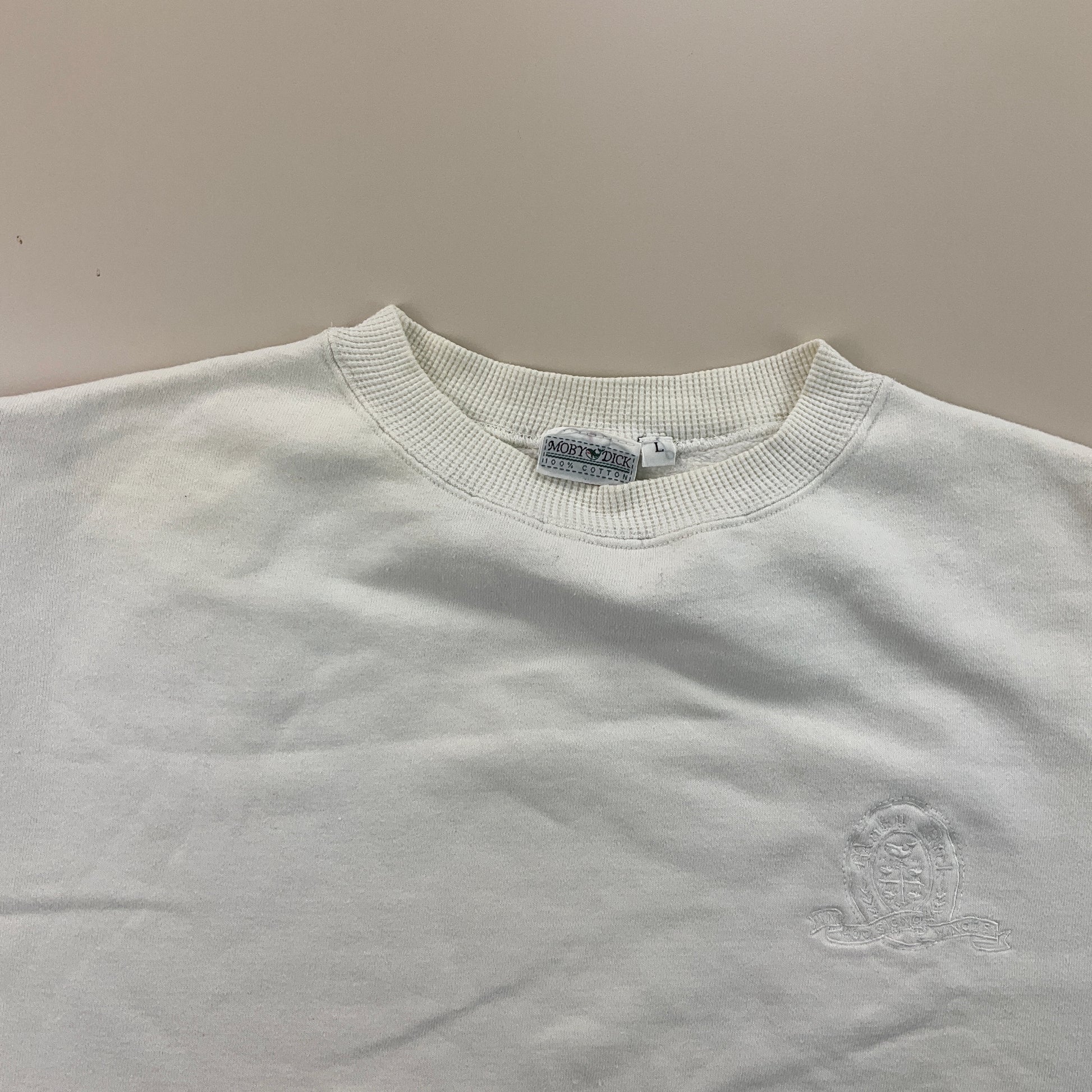 Moby Dick 90s Sweatshirt - Large-MOBY DICK-olesstore-vintage-secondhand-shop-austria-österreich