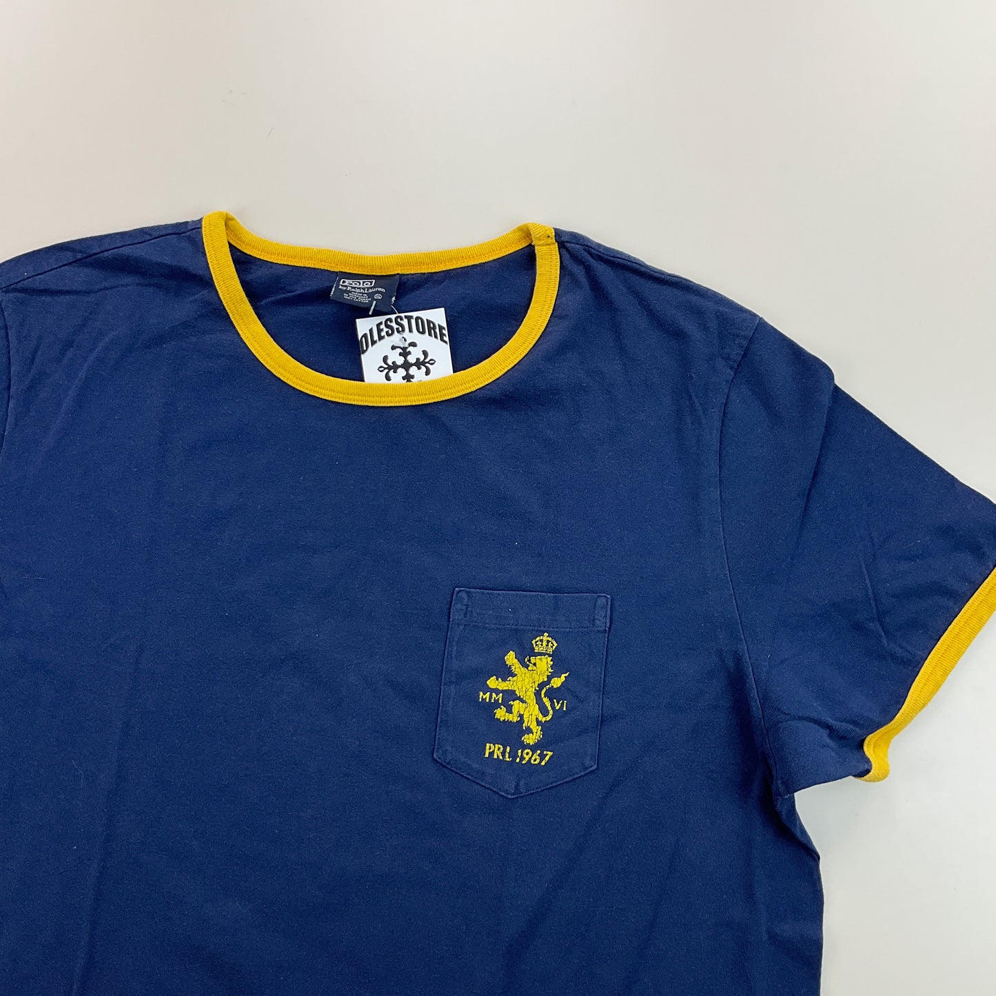 Ralph Lauren 90s bedrucktes T-Shirt - XL-RALPH LAUREN-olesstore-vintage-secondhand-shop-austria-österreich