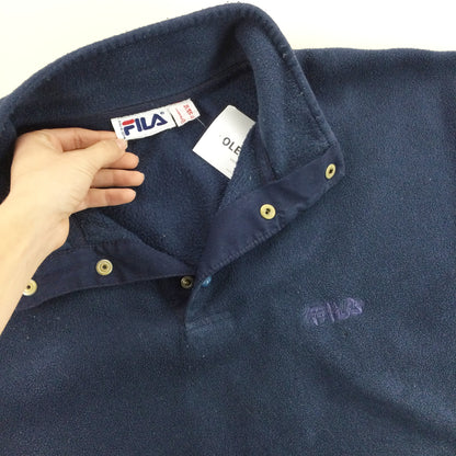 Fila Magic Line Fleece Jumper - XL-FILA-olesstore-vintage-secondhand-shop-austria-österreich