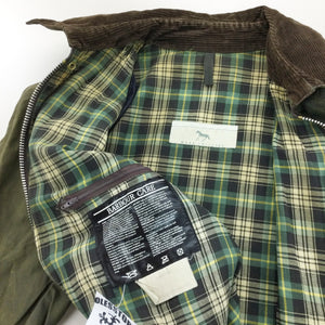 Barbour 'Mark Phillips' Wax Jacket - Large-BARBOUR-olesstore-vintage-secondhand-shop-austria-österreich