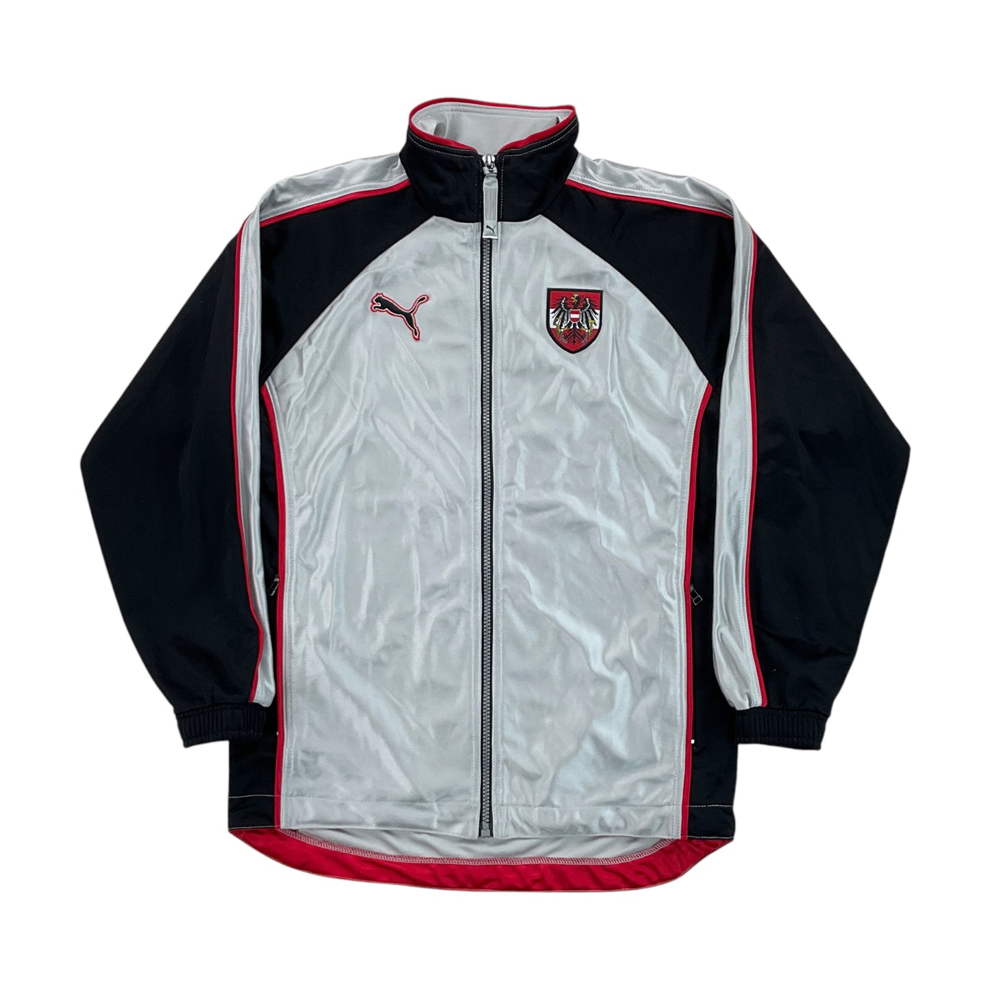 Puma Österreich 1998 Sport Jacke - Kinder/152-PUMA-olesstore-vintage-secondhand-shop-austria-österreich