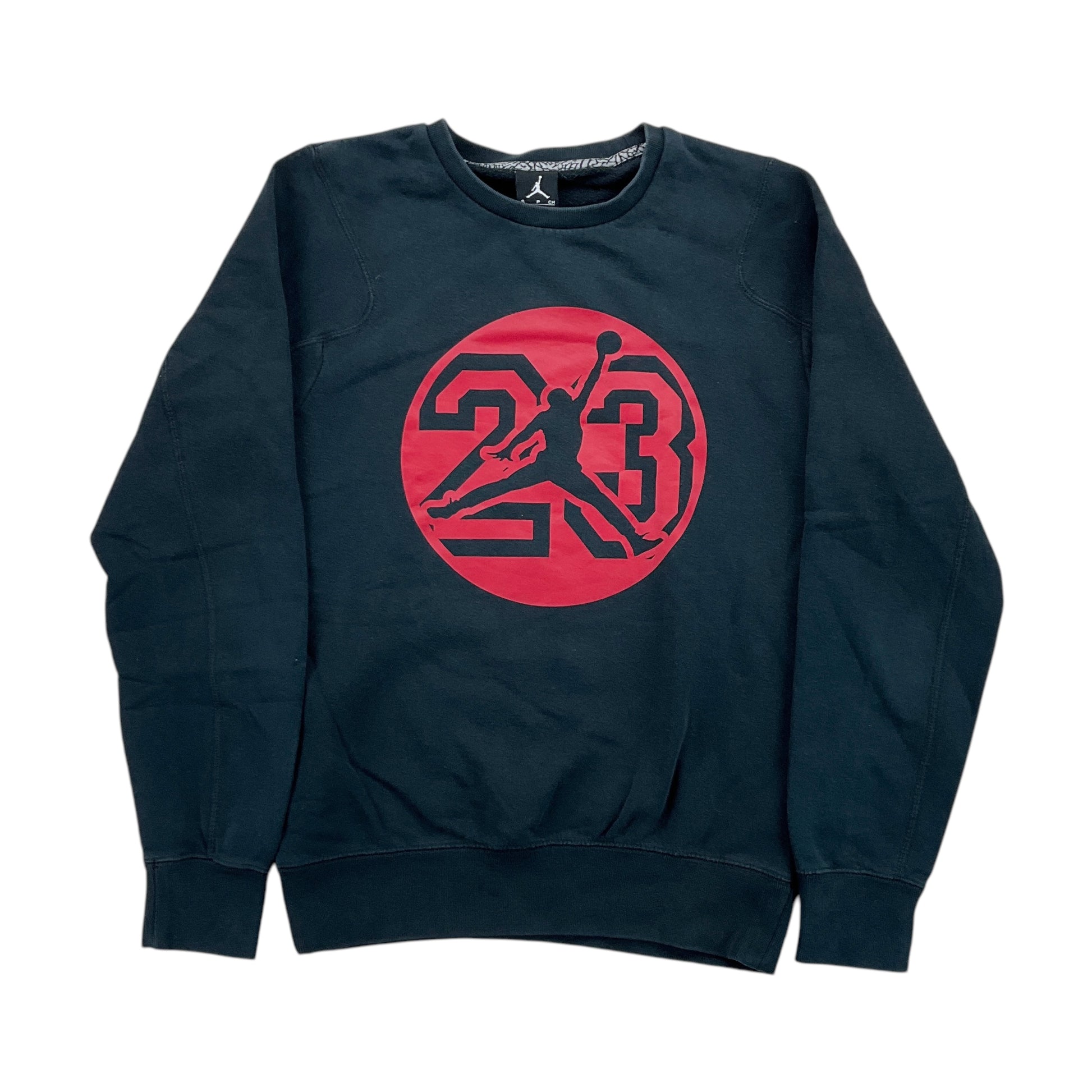 Air Jordan bedrucktes Sweatshirt - Small-JORDAN-olesstore-vintage-secondhand-shop-austria-österreich