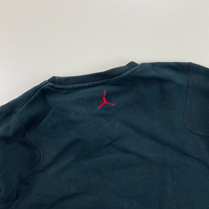 Air Jordan bedrucktes Sweatshirt - Small-JORDAN-olesstore-vintage-secondhand-shop-austria-österreich