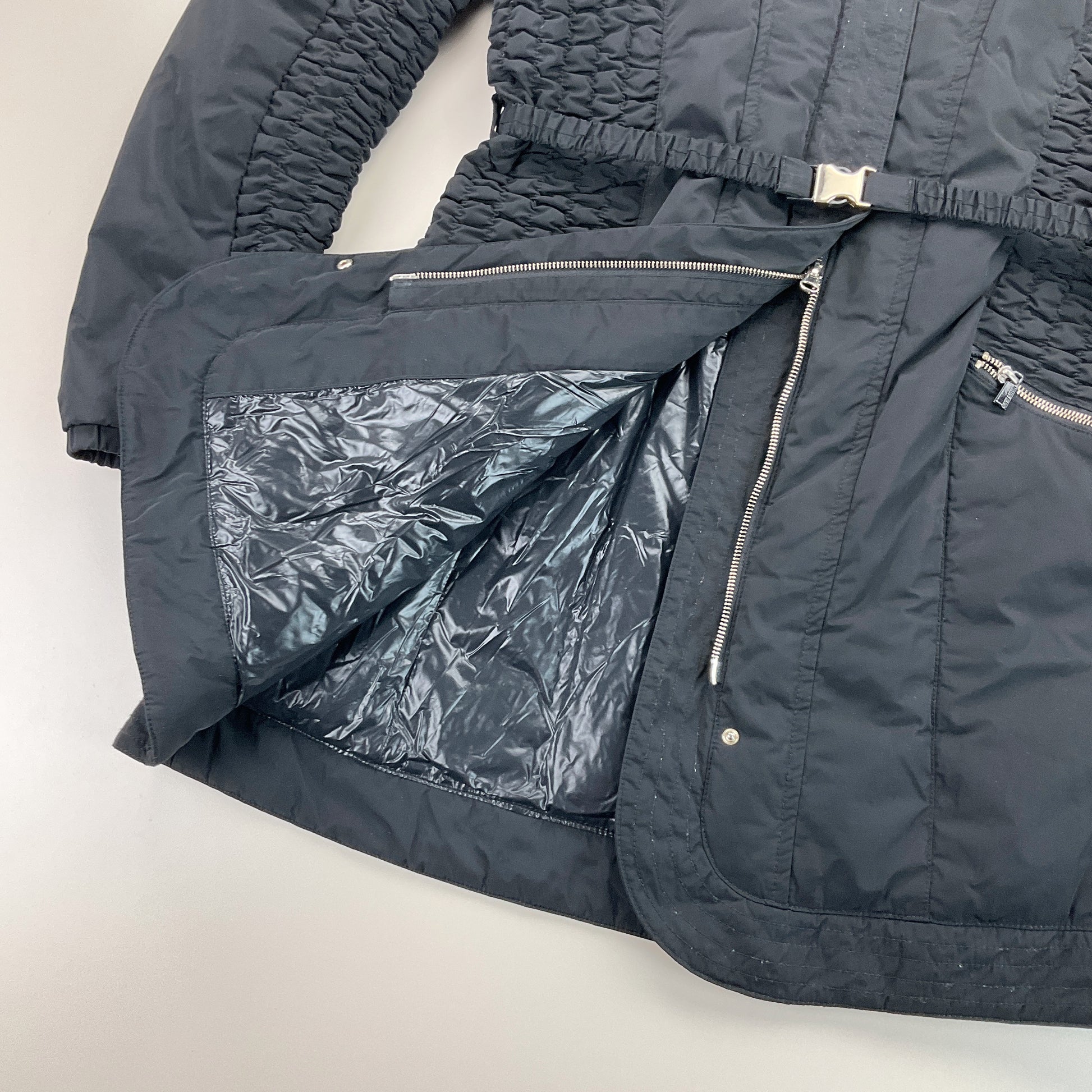 Armani Jeans gefütterter Mantel - Damen/L-ARMANI JEANS-olesstore-vintage-secondhand-shop-austria-österreich