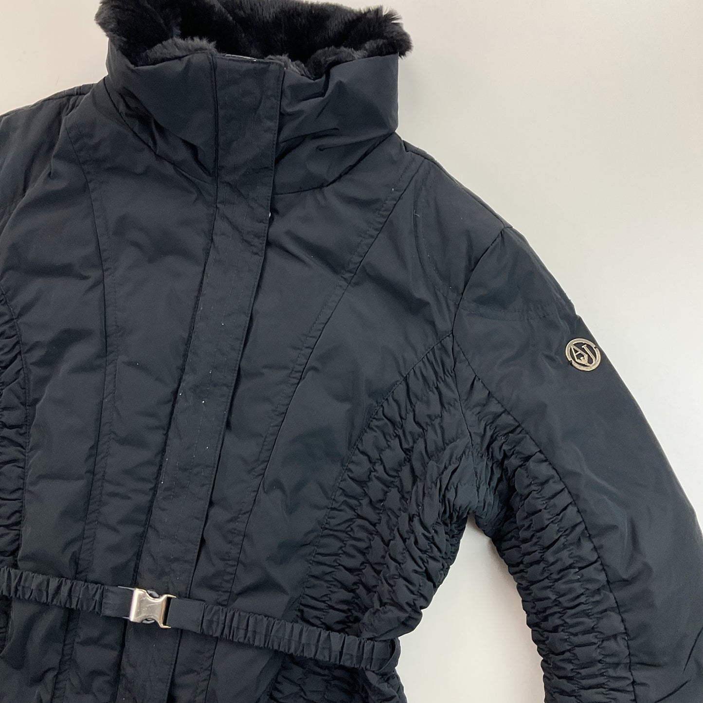 Armani Jeans gefütterter Mantel - Damen/L-ARMANI JEANS-olesstore-vintage-secondhand-shop-austria-österreich