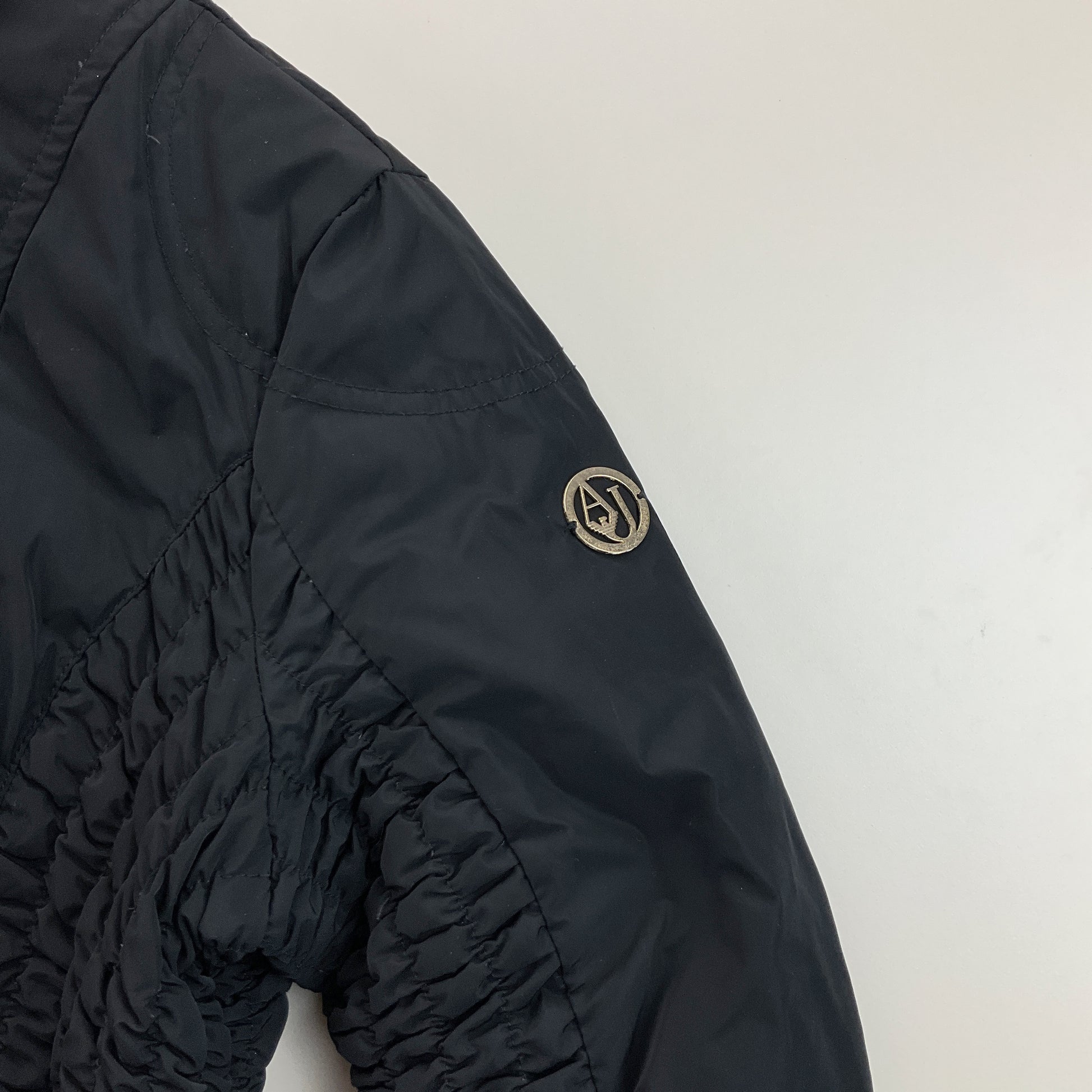 Armani Jeans gefütterter Mantel - Damen/L-ARMANI JEANS-olesstore-vintage-secondhand-shop-austria-österreich