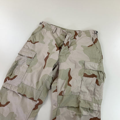 Camouflage 90s Army Cargo Hose - Medium-LOVERS-olesstore-vintage-secondhand-shop-austria-österreich