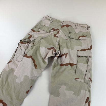 Camouflage 90s Army Cargo Hose - Medium-LOVERS-olesstore-vintage-secondhand-shop-austria-österreich