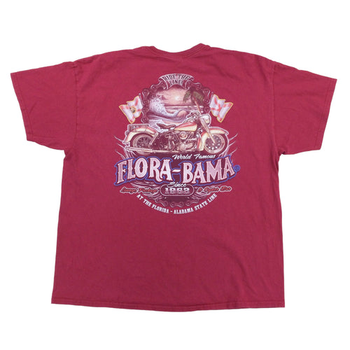 Flora Bama T-Shirt - XXL-GILDAN-olesstore-vintage-secondhand-shop-austria-österreich