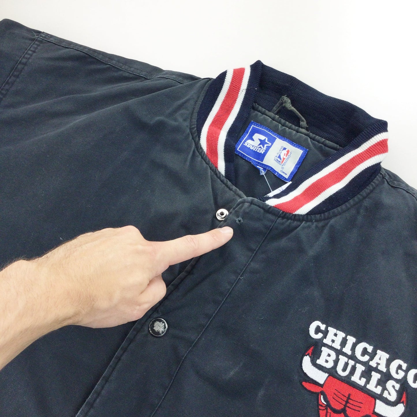 Starter x Chicago Bulls 90s Jacket - XL-olesstore-vintage-secondhand-shop-austria-österreich