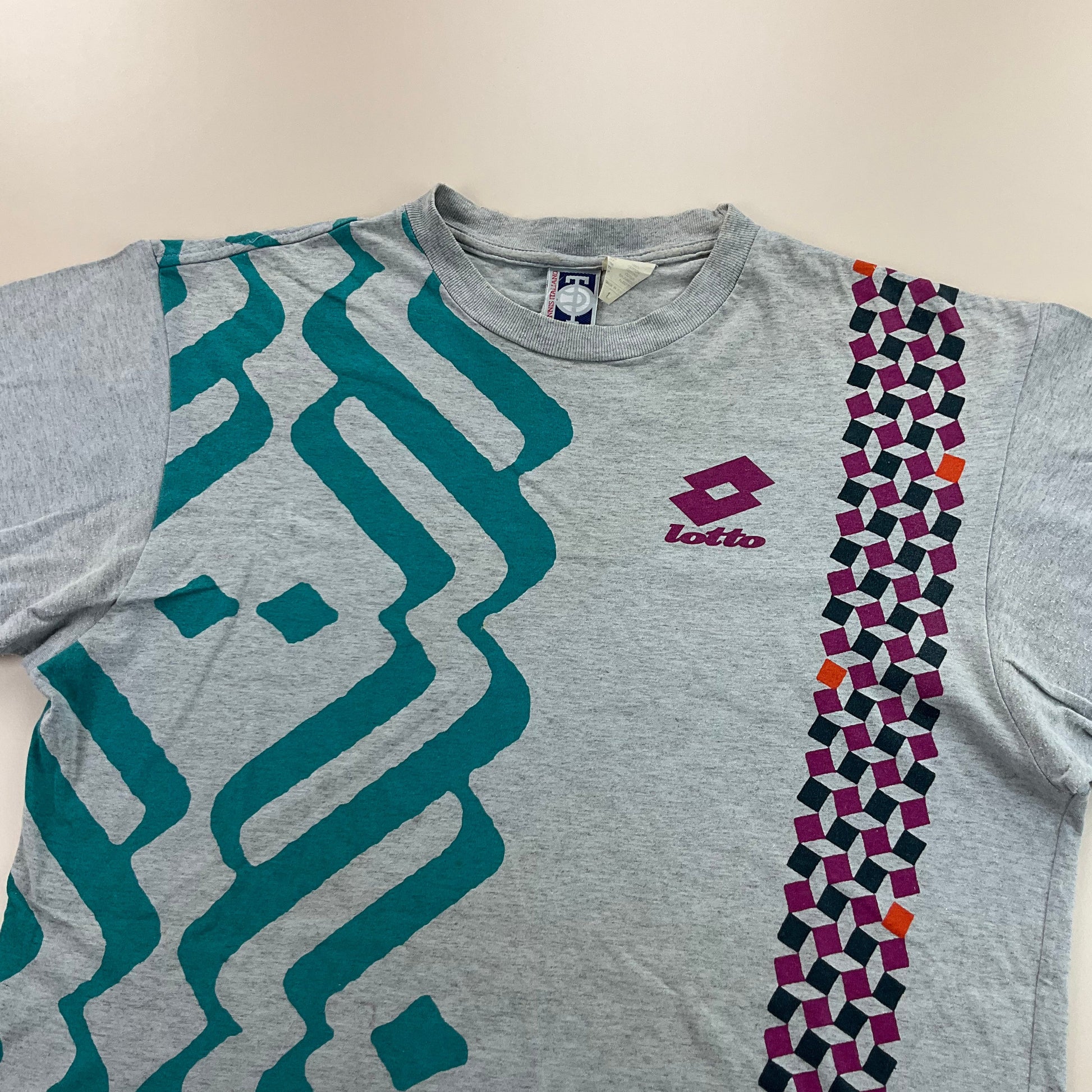 Lotto T-Shirt - Large-LOTTO-olesstore-vintage-secondhand-shop-austria-österreich