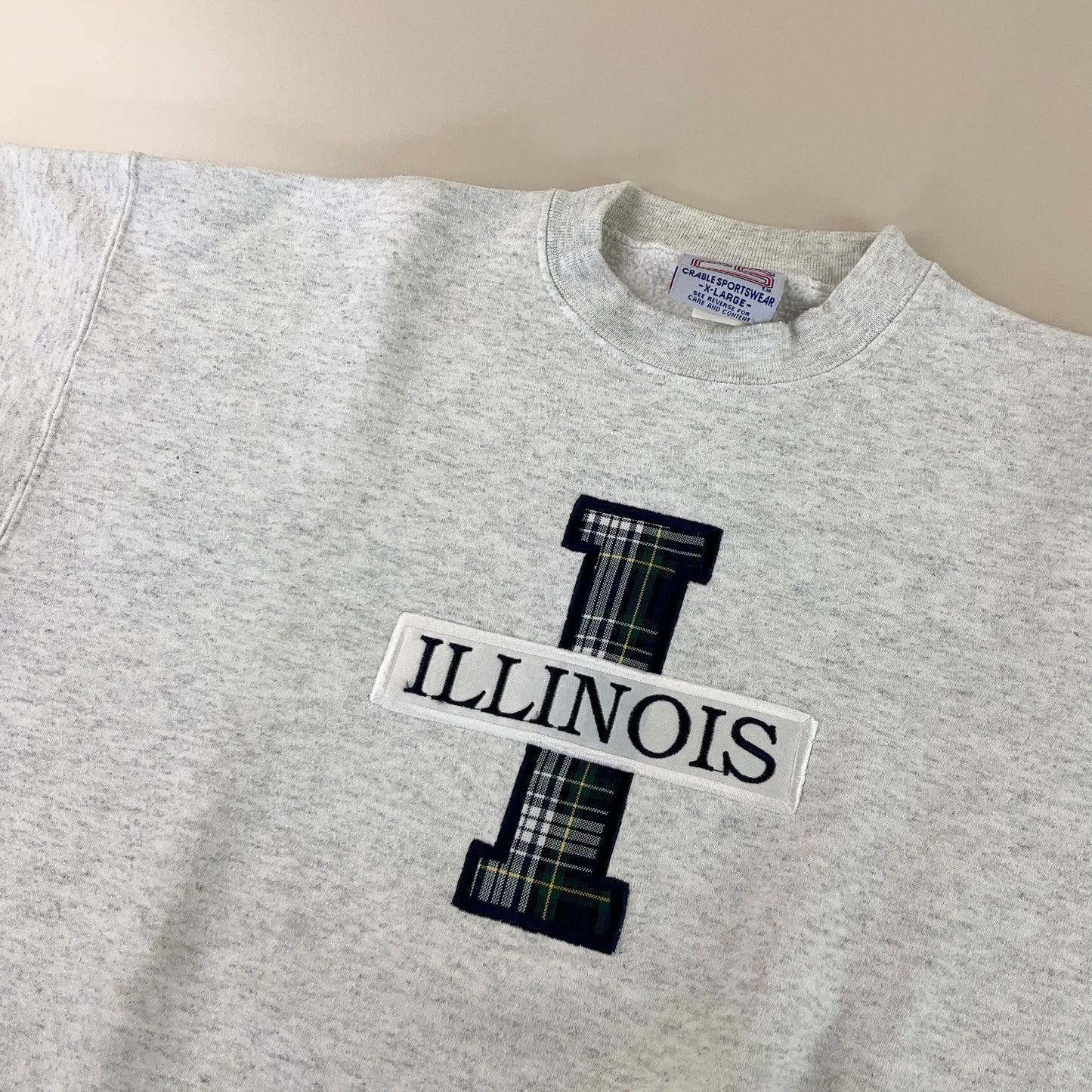 Illinois 90s CS Sweatshirt - XL-CS-olesstore-vintage-secondhand-shop-austria-österreich
