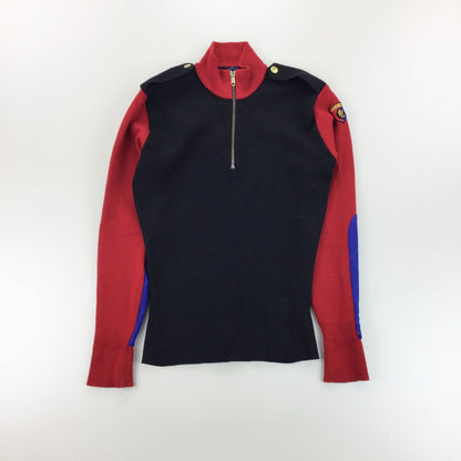 Ralph Lauren 90s Racing 1/4 Zip Sweatshirt - Women/M-olesstore-vintage-secondhand-shop-austria-österreich