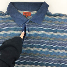 Load image into Gallery viewer, Missoni 90s Longsleeve Polo Shirt - Large-MISSONI-olesstore-vintage-secondhand-shop-austria-österreich