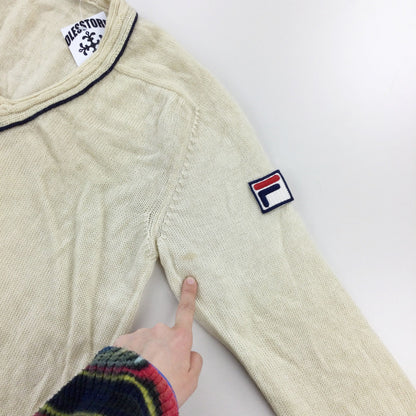Fila 80s Sweatshirt - Large-FILA-olesstore-vintage-secondhand-shop-austria-österreich