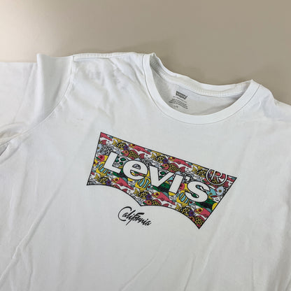 Levi's Fish Grafik T-Shirt - Damen/L-LEVI'S-olesstore-vintage-secondhand-shop-austria-österreich
