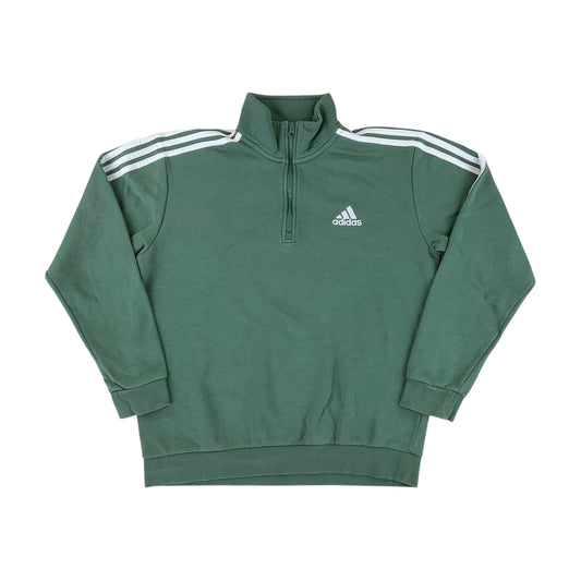 Adidas 1/4 Zip Sweatshirt - Medium-Adidas-olesstore-vintage-secondhand-shop-austria-österreich