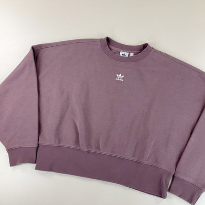 Adidas Crop Sweatshirt - Damen/S-ADIDAS-olesstore-vintage-secondhand-shop-austria-österreich