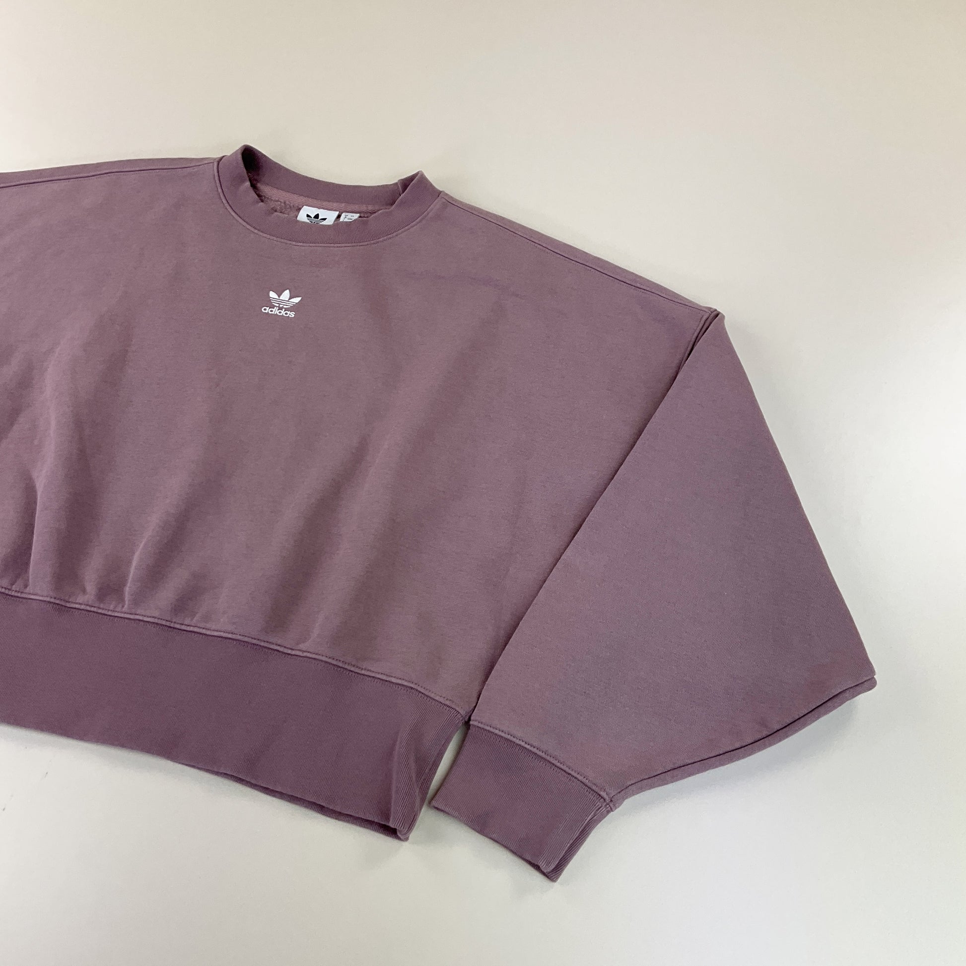 Adidas Crop Sweatshirt - Damen/S-ADIDAS-olesstore-vintage-secondhand-shop-austria-österreich