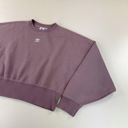 Adidas Crop Sweatshirt - Damen/S-ADIDAS-olesstore-vintage-secondhand-shop-austria-österreich