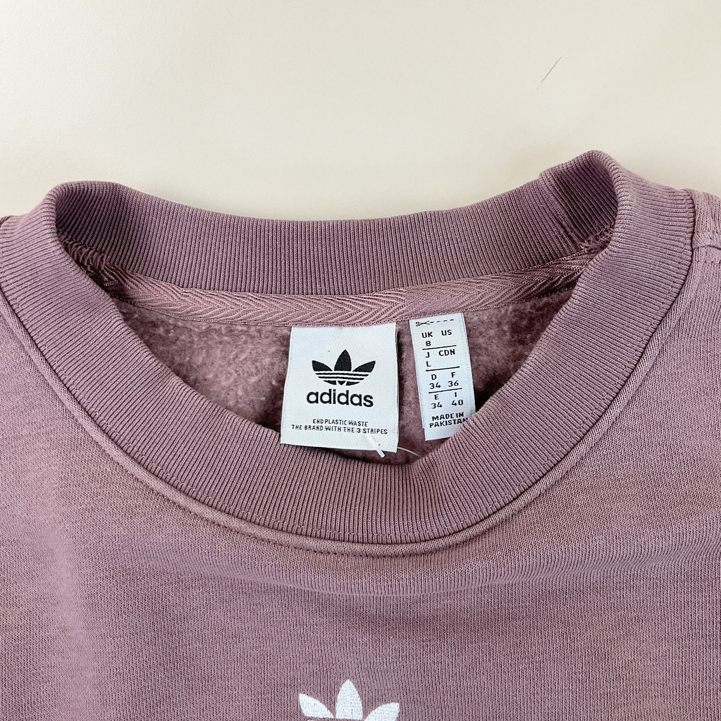 Adidas Crop Sweatshirt - Damen/S-ADIDAS-olesstore-vintage-secondhand-shop-austria-österreich