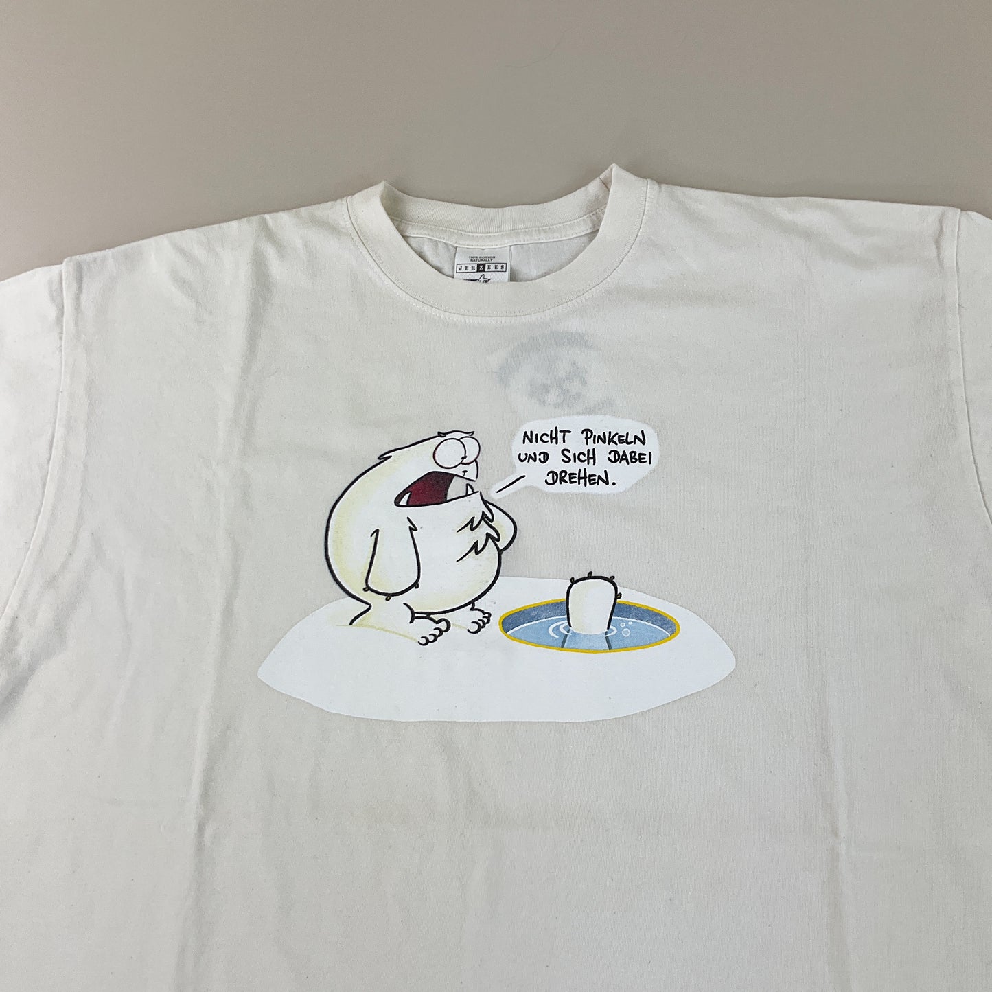 Jerzees 90s Graphic T-Shirt - Large-JERZEES-olesstore-vintage-secondhand-shop-austria-österreich