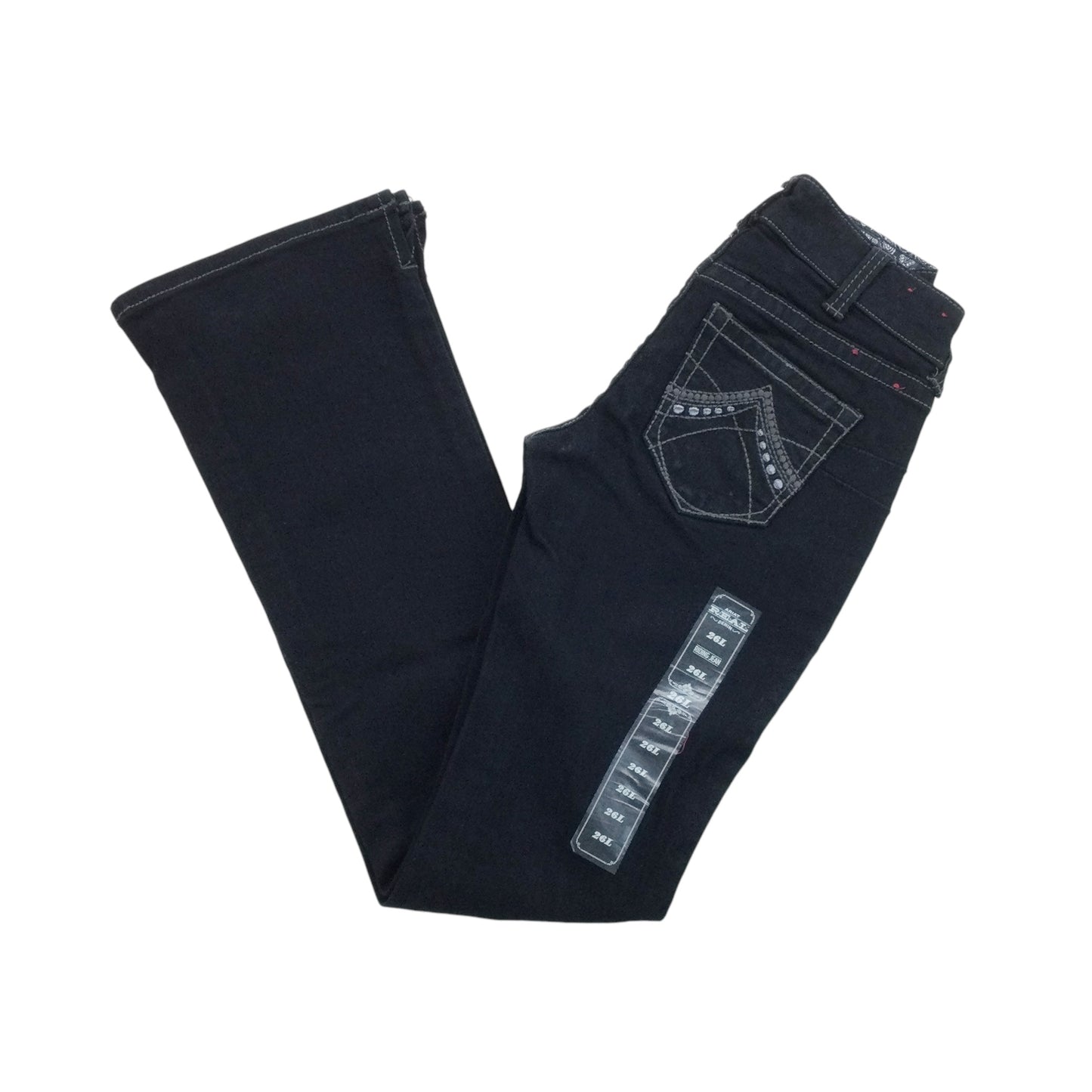 Ariat Real Deadstock 10011684 Denim Jeans - 26L-ARIAT REAL-olesstore-vintage-secondhand-shop-austria-österreich