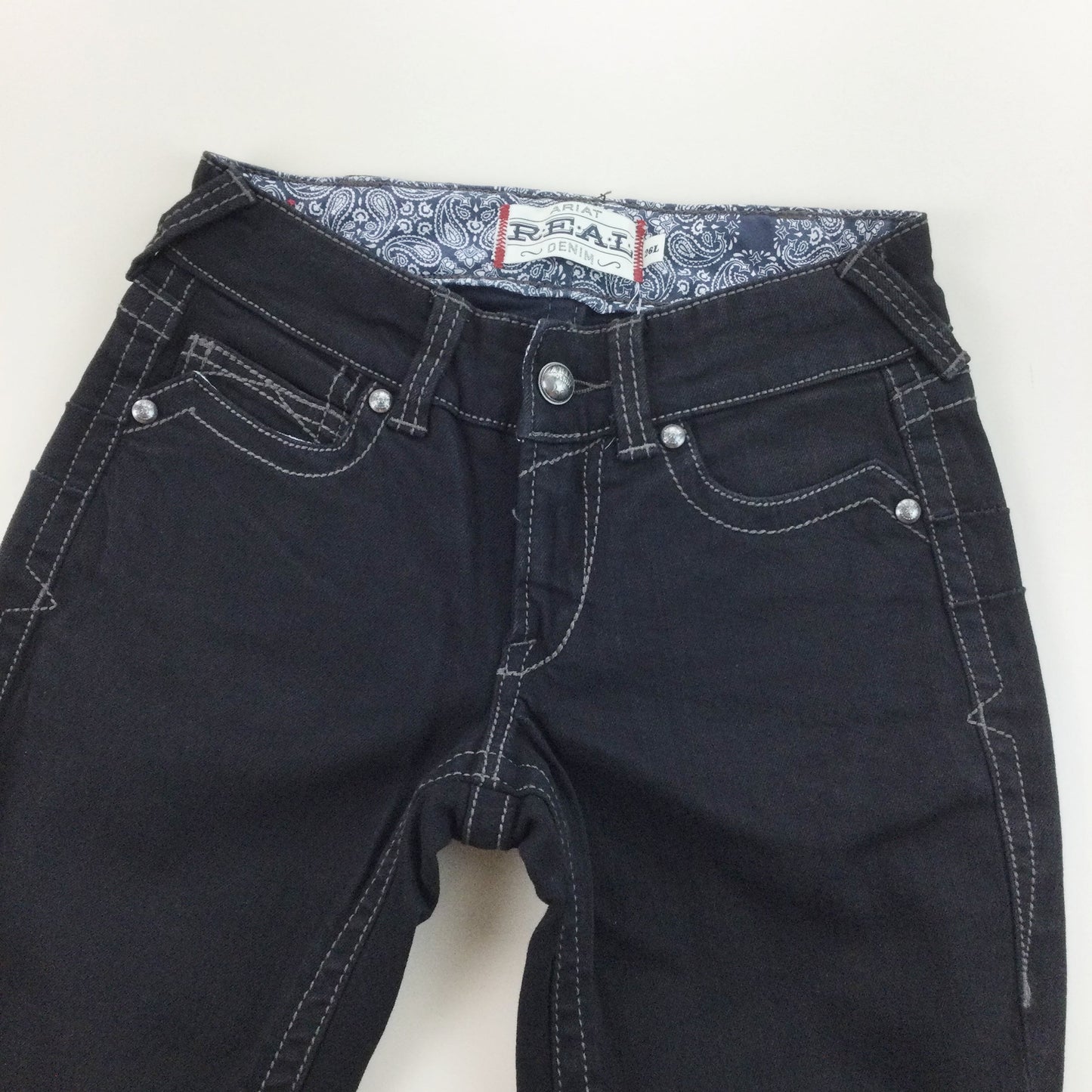 Ariat Real Deadstock 10011684 Denim Jeans - 26L-ARIAT REAL-olesstore-vintage-secondhand-shop-austria-österreich